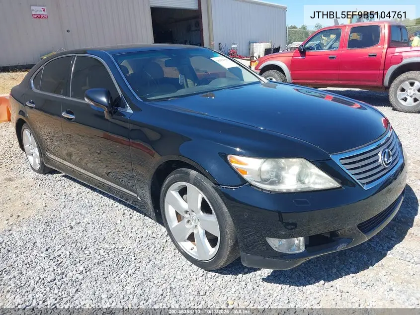 LEXUS LS 2011, VIN JTHBL5EF9B5104761