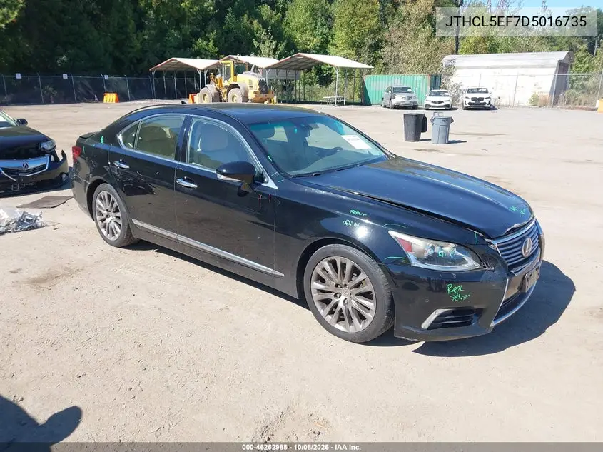 LEXUS LS 2013, VIN JTHCL5EF7D5016735