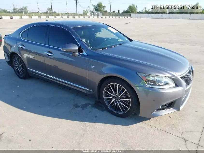LEXUS LS 2013, VIN JTHBL5EF5D5117638