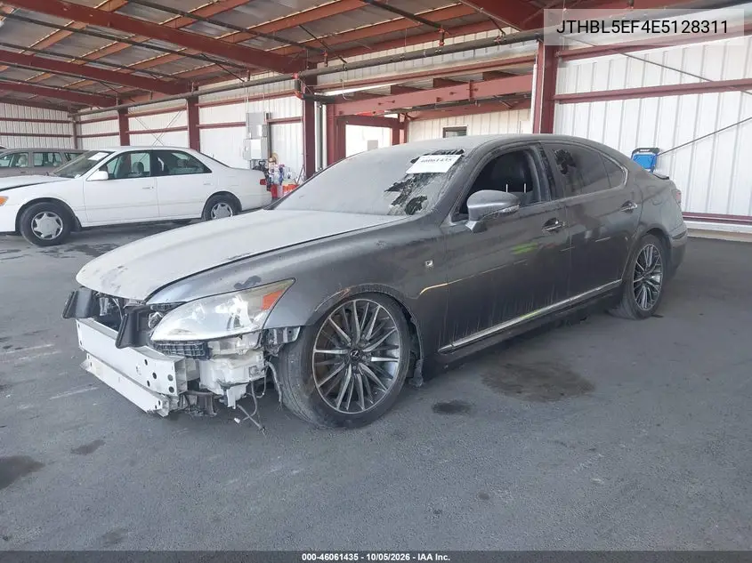 2014 LEXUS LS VIN JTHBL5EF4E5128311 — фото 2
