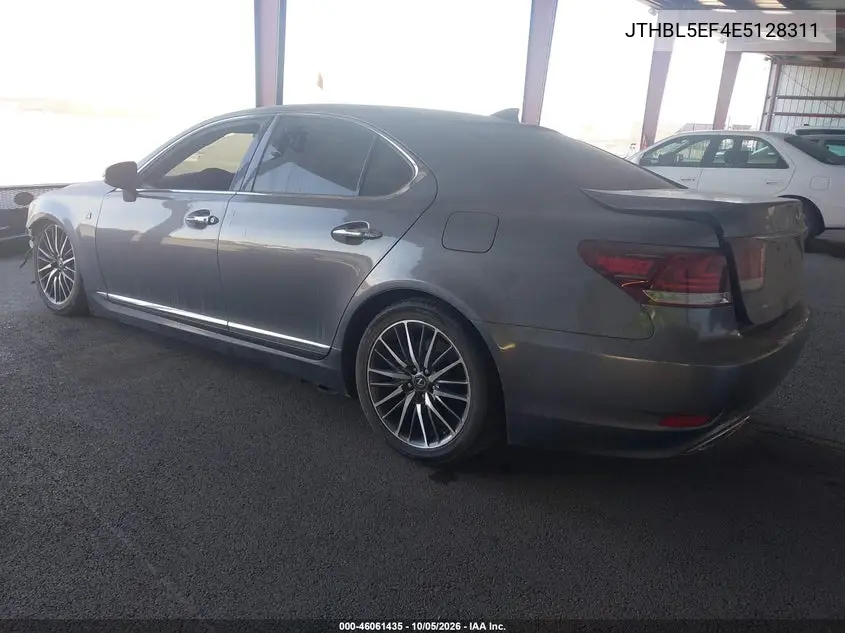 2014 LEXUS LS VIN JTHBL5EF4E5128311 — фото 3