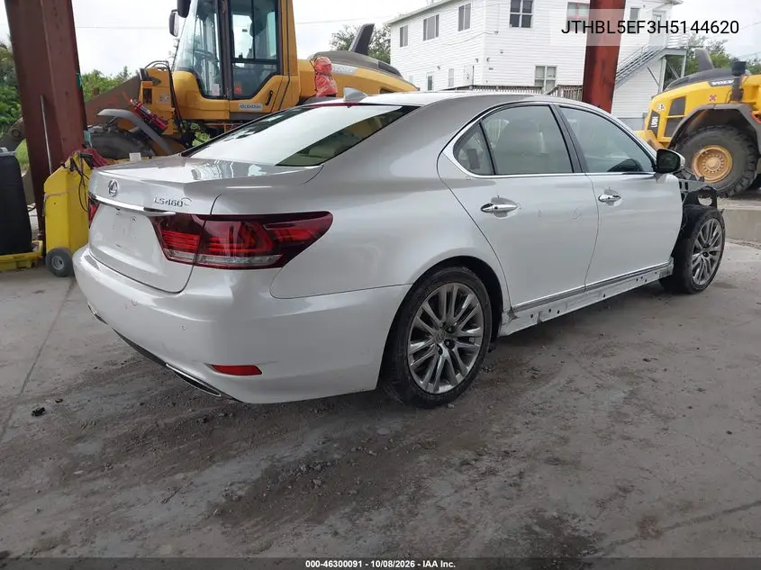 2017 LEXUS LS VIN JTHBL5EF3H5144620 — фото 4