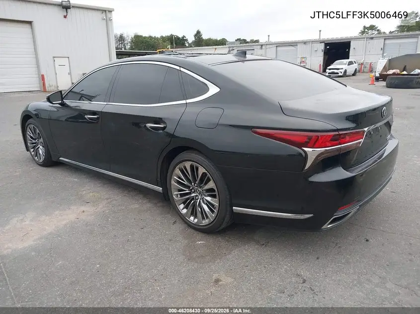 2019 LEXUS LS VIN JTHC5LFF3K5006469 — фото 3