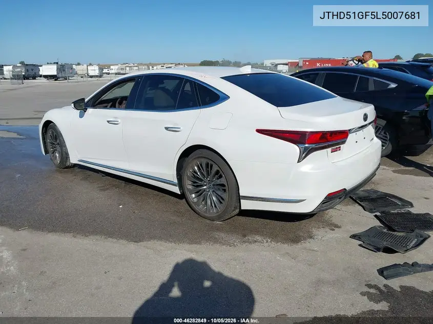 2020 LEXUS LS VIN JTHD51GF5L5007681 — фото 3