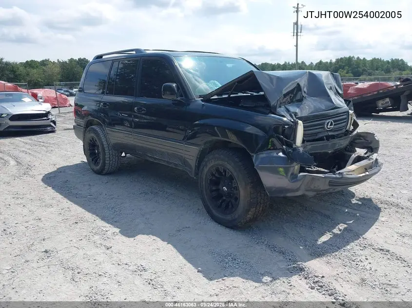 LEXUS LX 2005, VIN JTJHT00W254002005