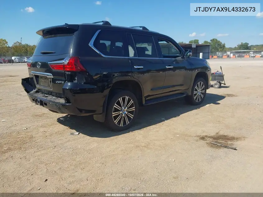 2020 LEXUS LX VIN JTJDY7AX9L4332673 — фото 4