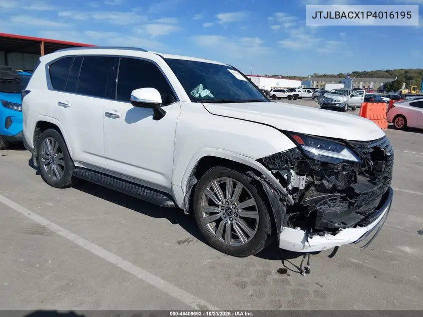 LEXUS LX 2023, VIN JTJLBACX1P4016195