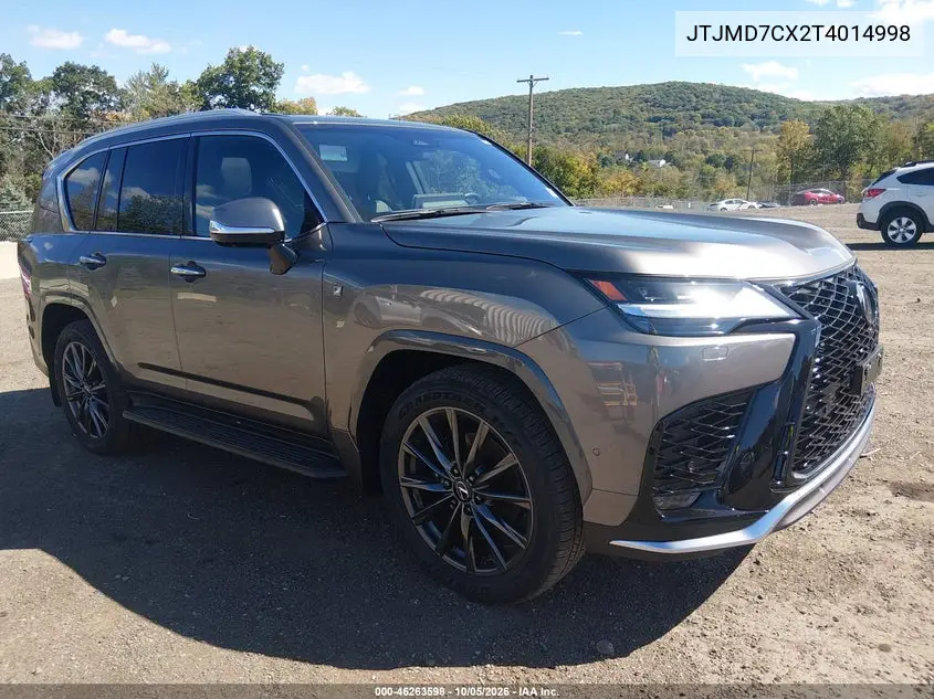LEXUS LX 2026, VIN JTJMD7CX2T4014998