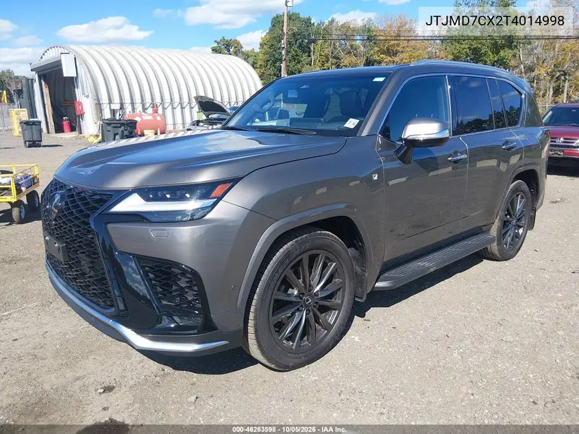 2026 LEXUS LX VIN JTJMD7CX2T4014998 — фото 2