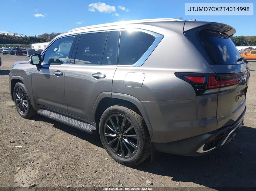2026 LEXUS LX VIN JTJMD7CX2T4014998 — фото 3