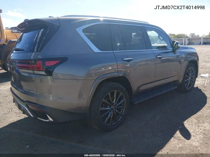 2026 LEXUS LX VIN JTJMD7CX2T4014998 — фото 4