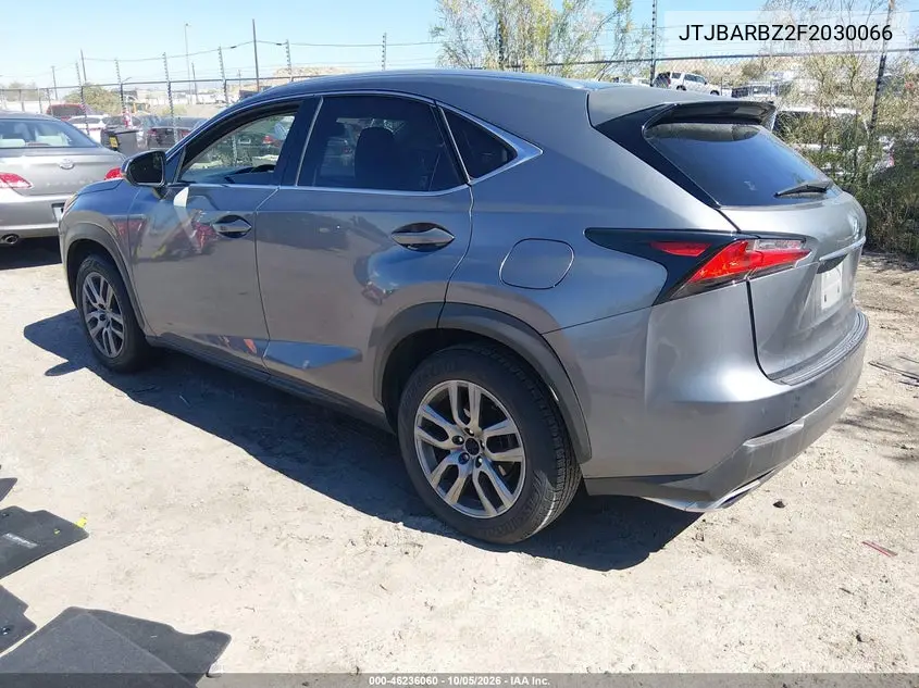 2015 LEXUS NX VIN JTJBARBZ2F2030066 — фото 3