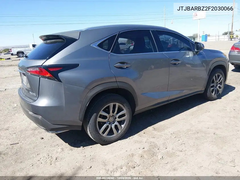 2015 LEXUS NX VIN JTJBARBZ2F2030066 — фото 4