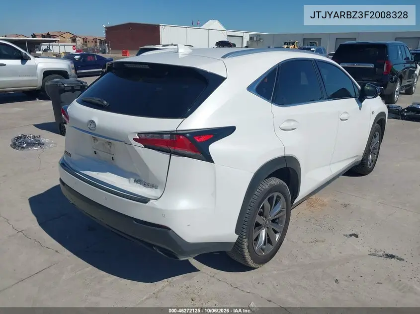 2015 LEXUS NX VIN JTJYARBZ3F2008328 — фото 4