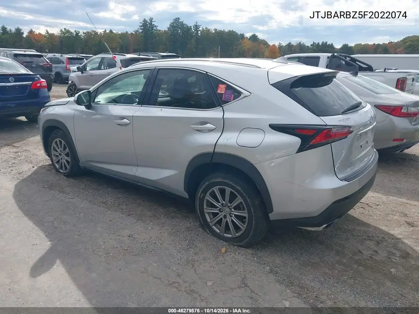 2015 LEXUS NX VIN JTJBARBZ5F2022074 — фото 3