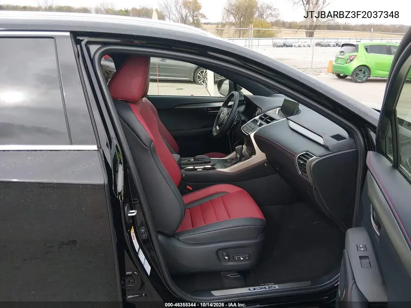 2015 LEXUS NX VIN JTJBARBZ3F2037348 — фото 5