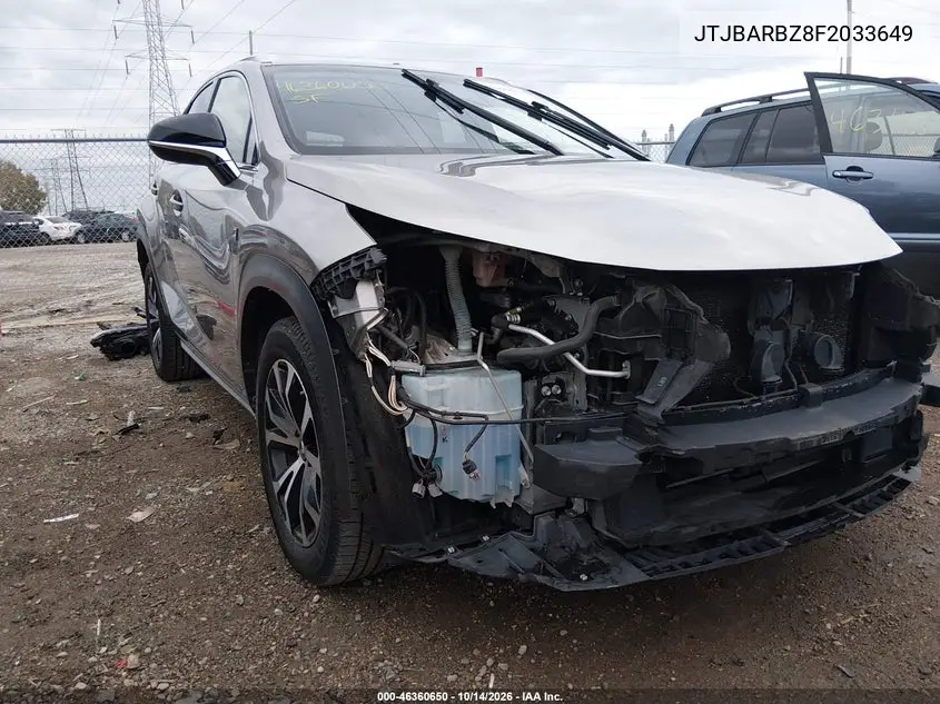 LEXUS NX 2015, VIN JTJBARBZ8F2033649