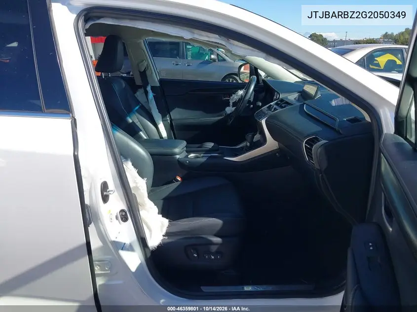 2016 LEXUS NX VIN JTJBARBZ2G2050349 — фото 5