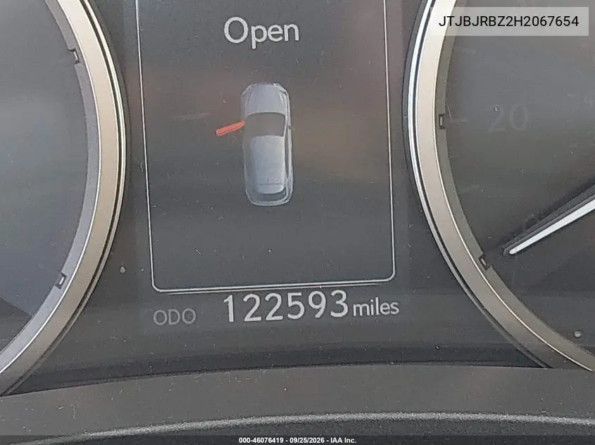 2017 LEXUS NX VIN JTJBJRBZ2H2067654 — фото 15
