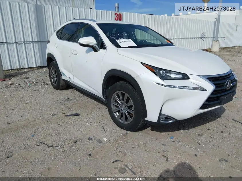 LEXUS NX 2017, VIN JTJYARBZ4H2073028