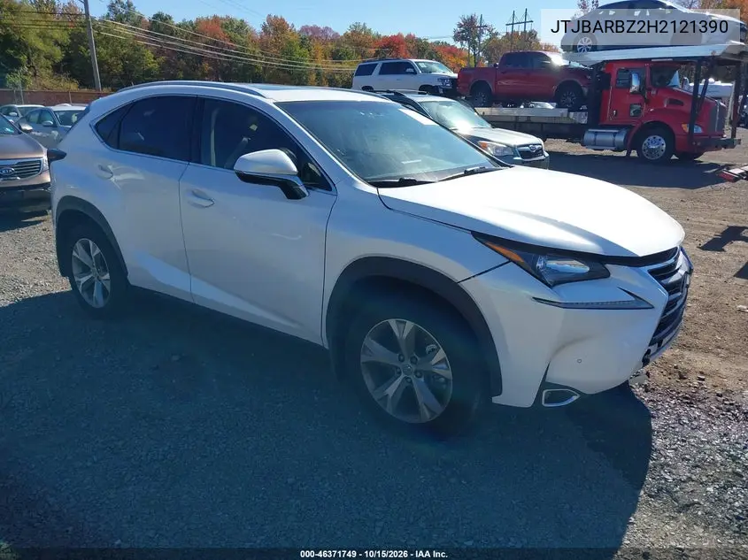 LEXUS NX 2017, VIN JTJBARBZ2H2121390