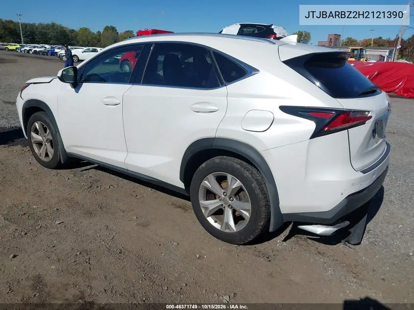 2017 LEXUS NX VIN JTJBARBZ2H2121390 — фото 3