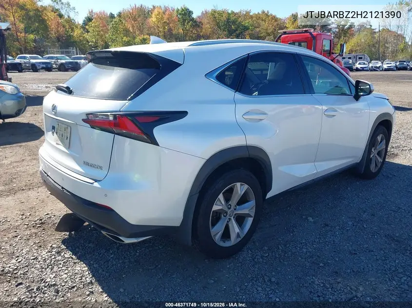 2017 LEXUS NX VIN JTJBARBZ2H2121390 — фото 4