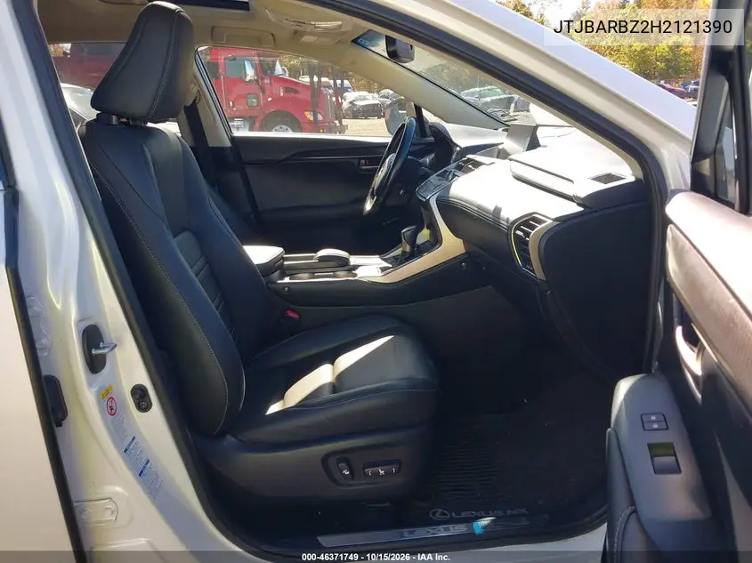 2017 LEXUS NX VIN JTJBARBZ2H2121390 — фото 5