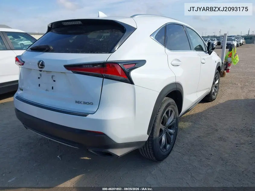 2018 LEXUS NX VIN JTJYARBZXJ2093175 — фото 4