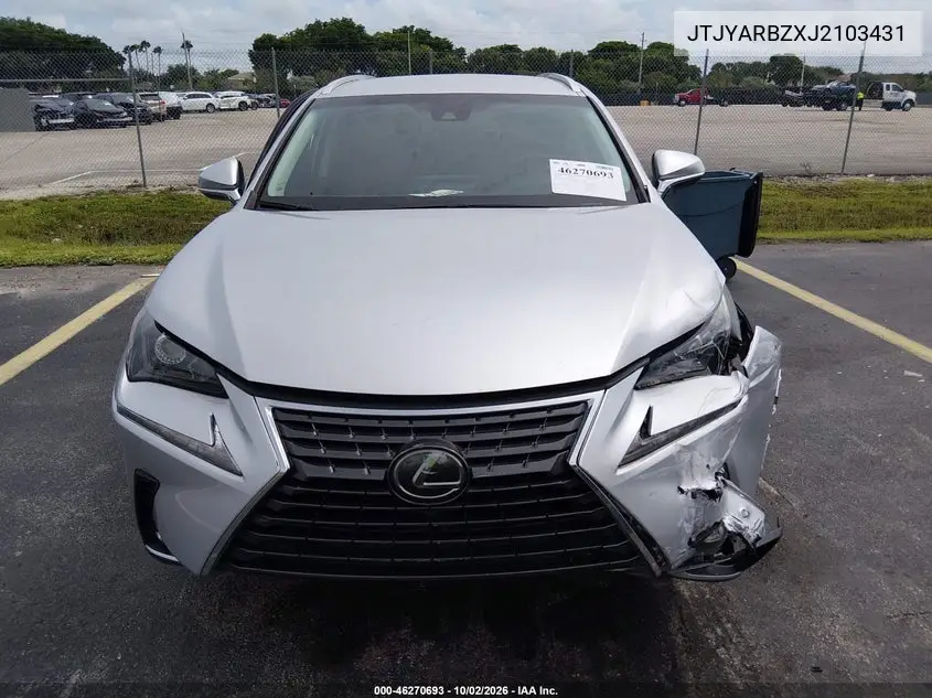 2018 LEXUS NX VIN JTJYARBZXJ2103431 — фото 12