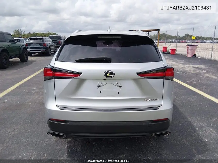 2018 LEXUS NX VIN JTJYARBZXJ2103431 — фото 16