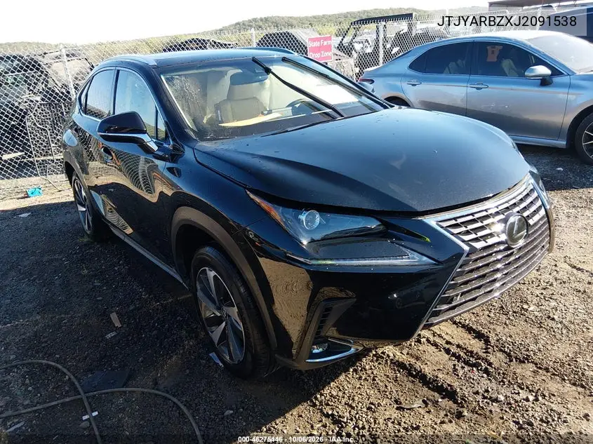 LEXUS NX 2018, VIN JTJYARBZXJ2091538