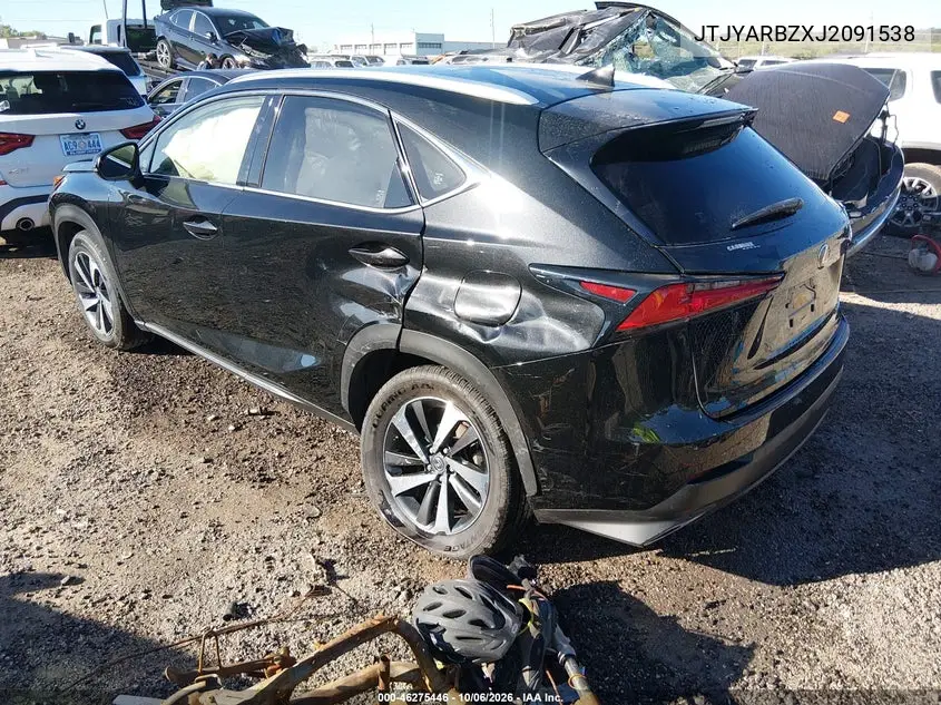2018 LEXUS NX VIN JTJYARBZXJ2091538 — фото 3
