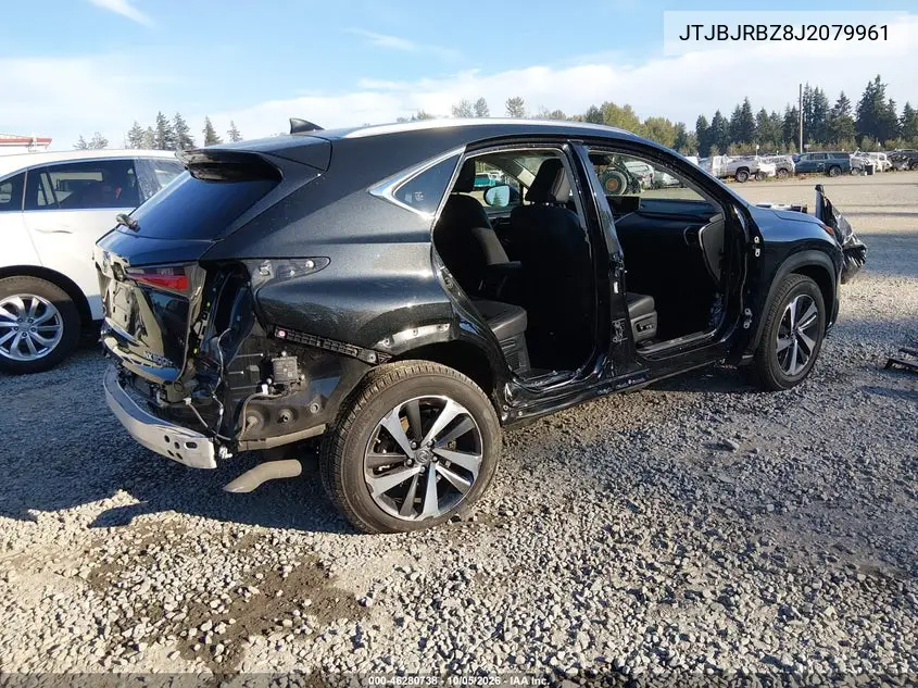 2018 LEXUS NX VIN JTJBJRBZ8J2079961 — фото 4