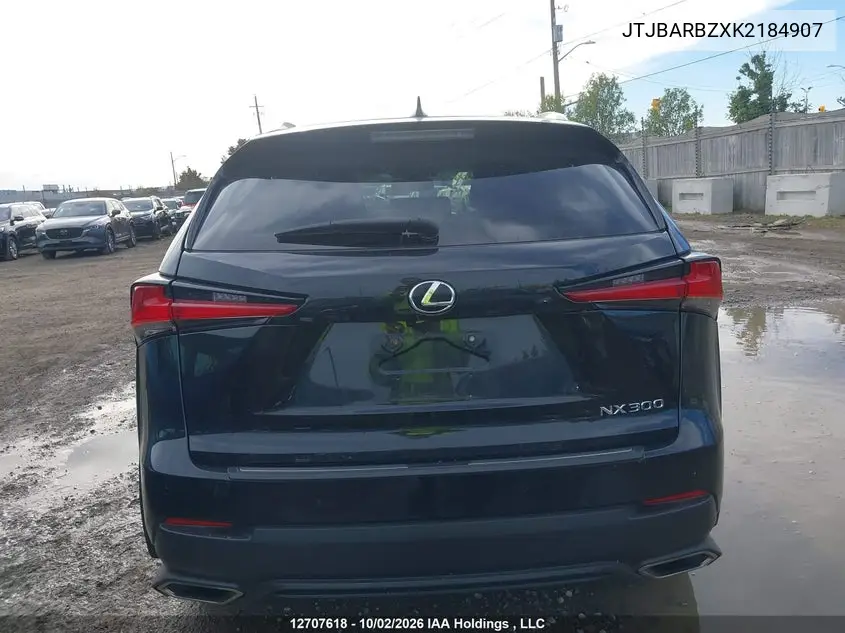 2019 LEXUS NX VIN JTJBARBZXK2184907 — фото 16