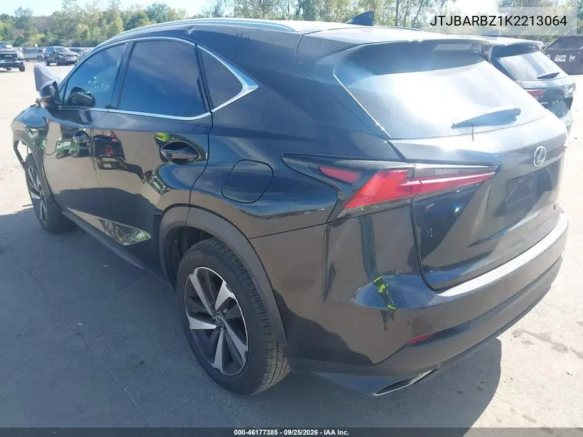 2019 LEXUS NX VIN JTJBARBZ1K2213064 — фото 3