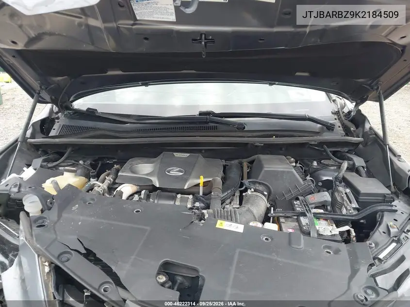 2019 LEXUS NX VIN JTJBARBZ9K2184509 — фото 10