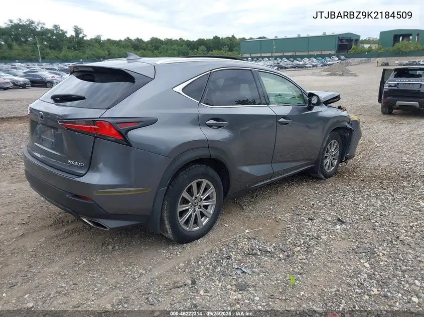 2019 LEXUS NX VIN JTJBARBZ9K2184509 — фото 4