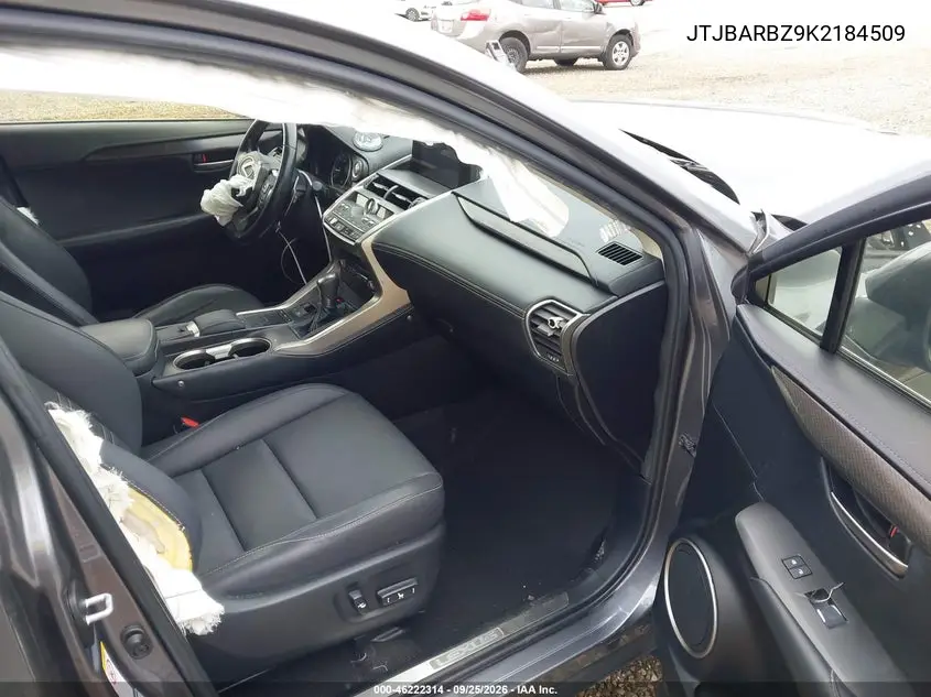 2019 LEXUS NX VIN JTJBARBZ9K2184509 — фото 5