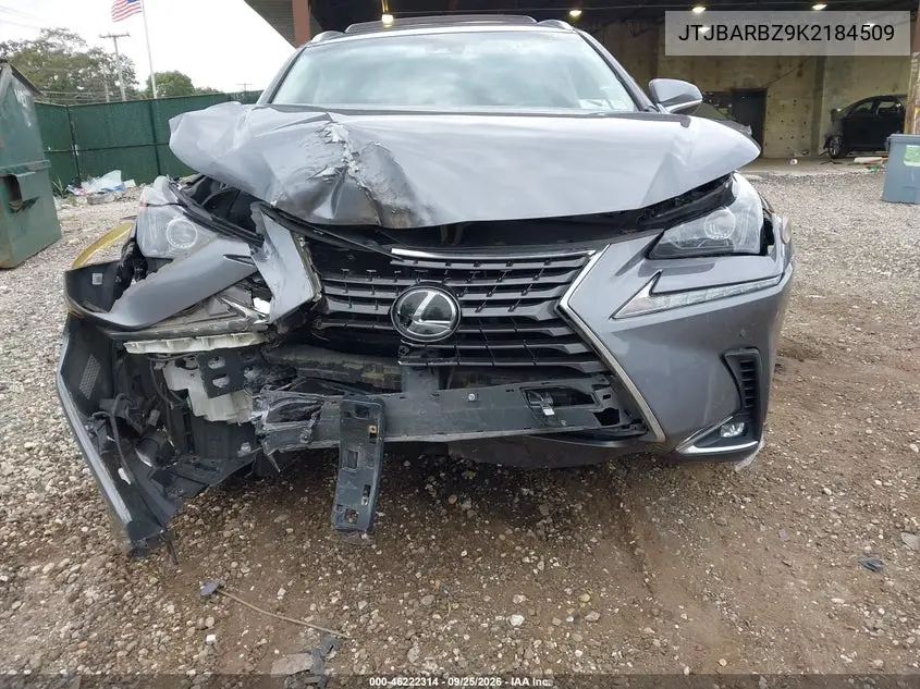 2019 LEXUS NX VIN JTJBARBZ9K2184509 — фото 6