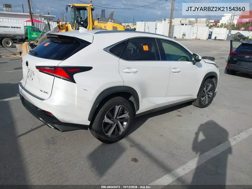 2019 LEXUS NX VIN JTJYARBZ2K2154360 — фото 4