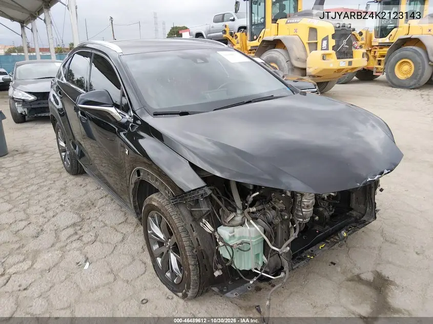 LEXUS NX 2019, VIN JTJYARBZ4K2123143