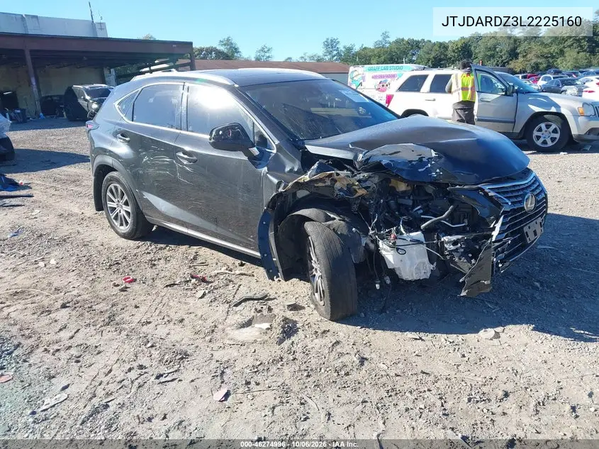 LEXUS NX 2020, VIN JTJDARDZ3L2225160