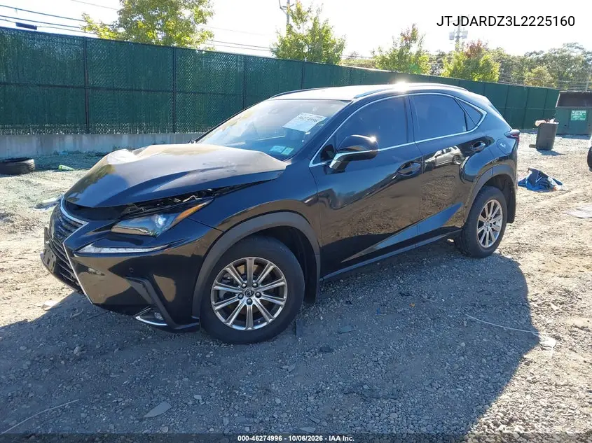 2020 LEXUS NX VIN JTJDARDZ3L2225160 — фото 2