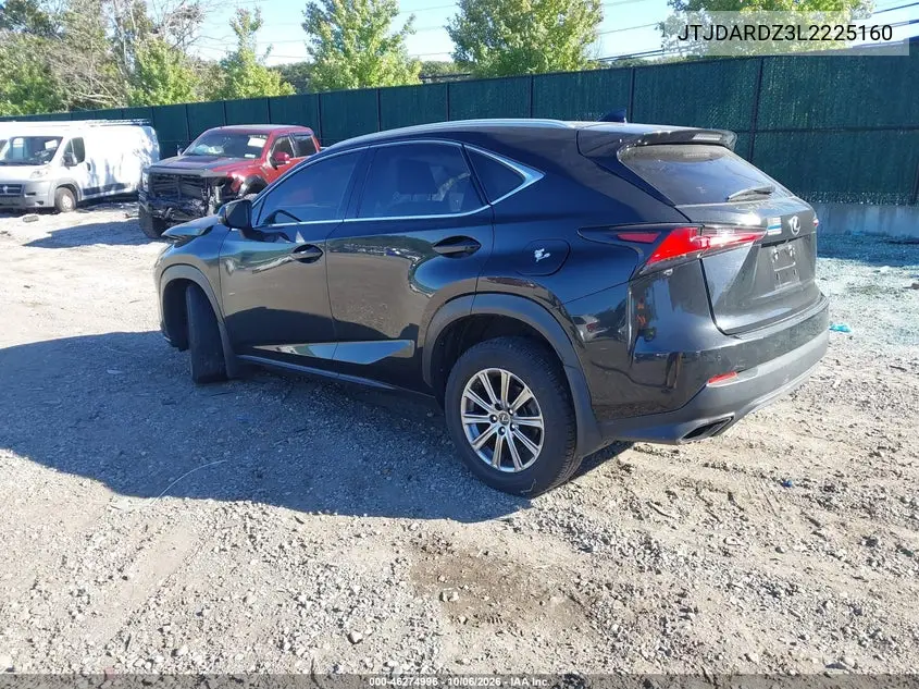 2020 LEXUS NX VIN JTJDARDZ3L2225160 — фото 3