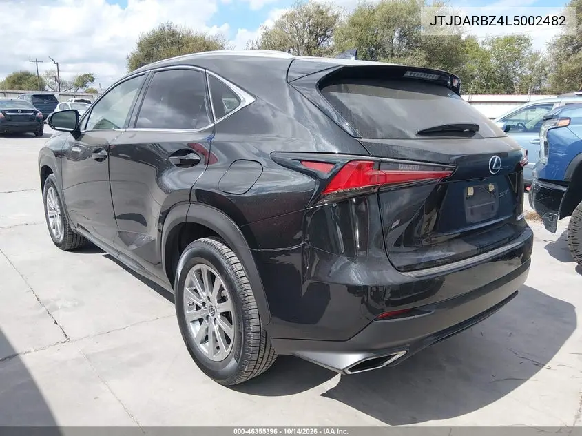 2020 LEXUS NX VIN JTJDARBZ4L5002482 — фото 3