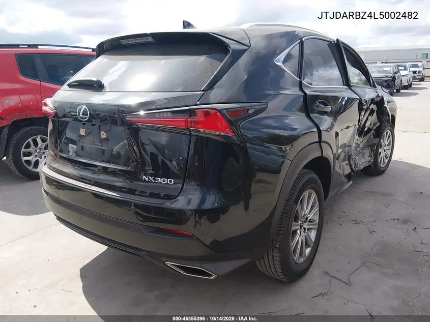 2020 LEXUS NX VIN JTJDARBZ4L5002482 — фото 4