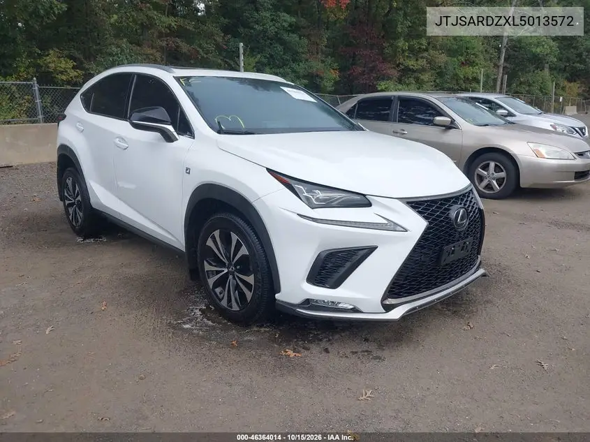 LEXUS NX 2020, VIN JTJSARDZXL5013572