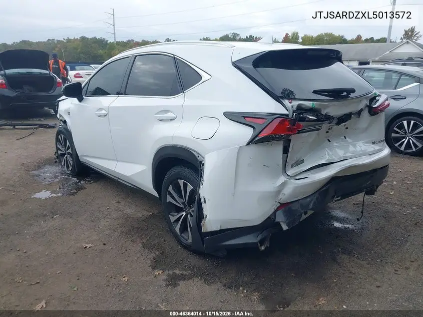 2020 LEXUS NX VIN JTJSARDZXL5013572 — фото 3