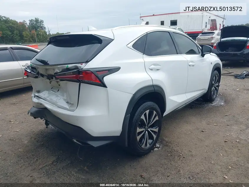 2020 LEXUS NX VIN JTJSARDZXL5013572 — фото 4